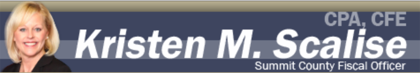 Kristen Scalise — Summit County Fiscal Officer logo